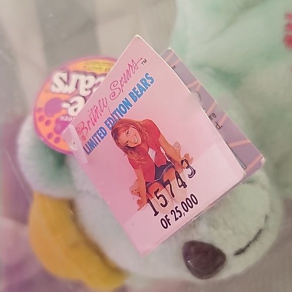 Britney Spears Mint Green Limited Edition Bear #15743 - Picture 6 of 6